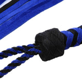 Black and Blue Suede Flogger