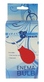 CleanStream Enema Bulb Red