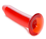 Smooth Tool Dildo - Red