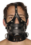 Strict Leather Premium Muzzle with Blindfold and Gags