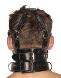 Strict Leather Premium Muzzle with Blindfold and Gags