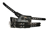 Strict Leather Four Buckle Suspension Cuffs