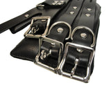 Strict Leather Four Buckle Suspension Cuffs