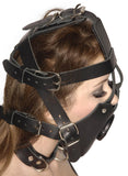 Strict Leather Premium Muzzle with Open Mouth Gag