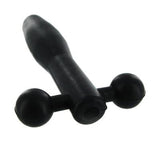 Silicone Cum-Thru Barbell Penis Plug