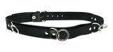 Strict Leather Punk Bondage Belt