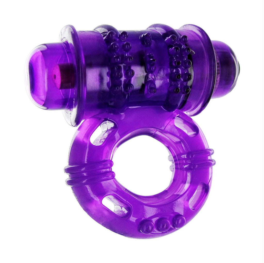 Trinity Vibrating Nubby Cock Ring