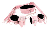 Strict Leather Pink Bondage Set