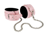 Strict Leather Pink Bondage Set