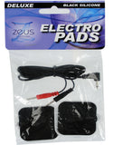 Zeus Deluxe Silicone Black Electro Pads