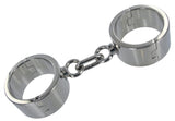 Chrome Wrist Shackles - MediumLarge