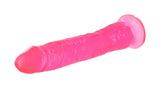 Lean Luke 7 Inch Hot Pink Dildo