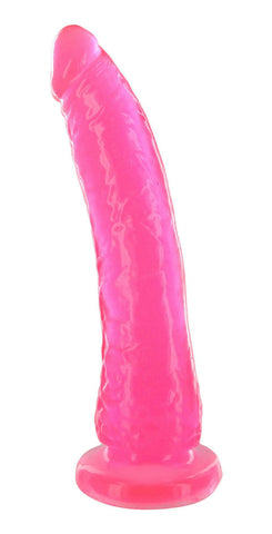 Lean Luke 7 Inch Hot Pink Dildo