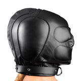 Padded Leather Hood - MediumLarge