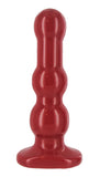 Scarlet Overload Beaded Anal Plug - Large