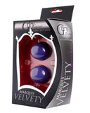 Marquis Velvety Benwa Balls- Purple