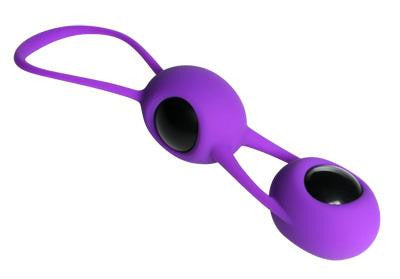 Purple Silicone Interchangeable Ben Wa Balls