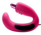 Nocturna Rose Vibrating Silicone Electro G-Seeker