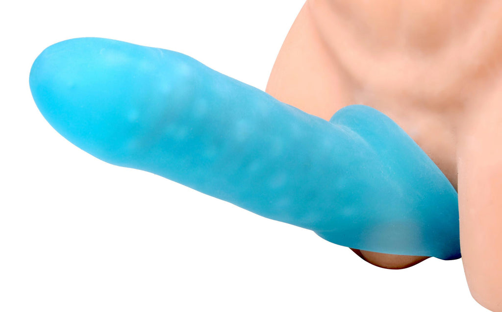 SexFlesh Blue Baller Silicone Blend XL Penis Extender