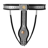 Locking Steel Female Chastity Belt - Small