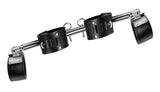 Adjustable Swiveling Spreader Bar with Leather Cuffs