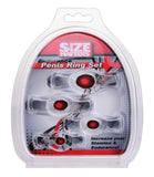 Size Matters Endurance Penis Ring Set - Clear