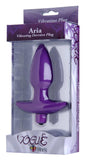 Aria Vibrating Silicone Anal Plug- Small