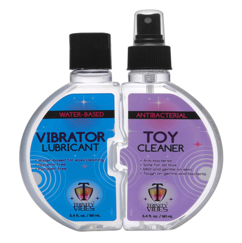 Trinity Vibrator Lube and Toy Cleaner Set