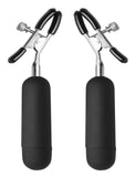 Dark Passion Vibrating Nipple Clamps