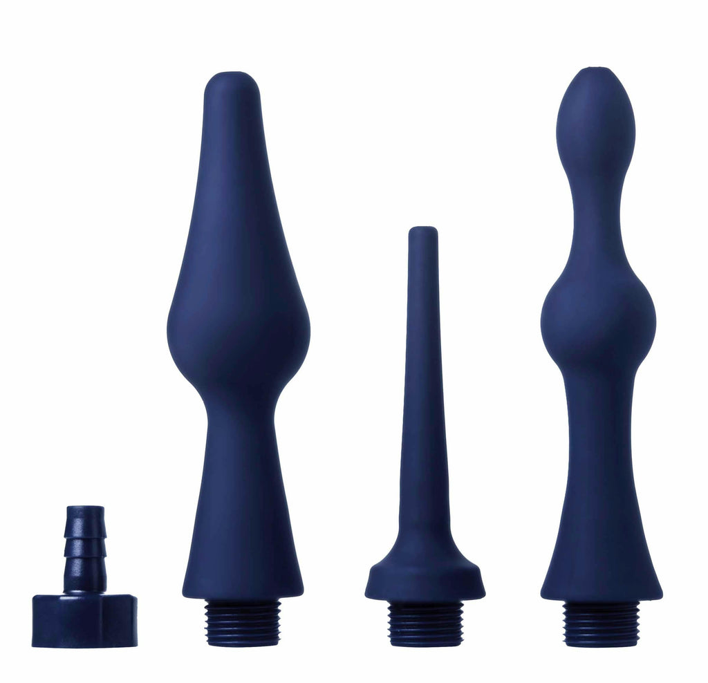 Universal 3 Piece Silicone Enema Attachment Set