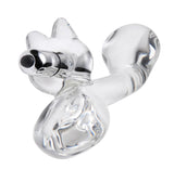 Damaru Rabbit Style Glass Vibrator