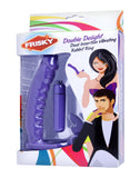 Double Delight Dual Penetration Vibrating Rabbit Cock Ring