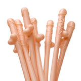 Penis Sipping Straws 10 Pack - Pink