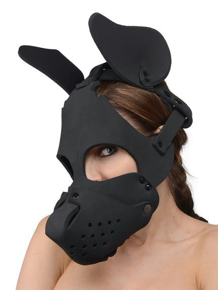 Neoprene Dog Hood with Removable Muzzle