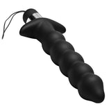 Wireless Black Vibrating Anal Beads with Remote