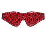 Crimson Tied Full Blackout Embossed Blindfold