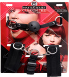 Tease Me and Tame Me Ball Gag and Wrist Restraint System