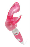 Pink Compact Wand with G-Spot Attachment Kit