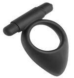 Vibro Silicone Cock Ring with Taint Teaser