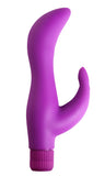 Purple Slim Silicone Rabbit Vibe