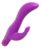 Purple Slim Silicone Rabbit Vibe