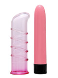 Blushing Dervish Vibrating Double Layered Glass Dildo