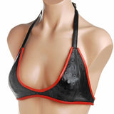 Leather Training Bra with Spikes