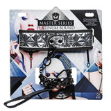 Platinum Bound Chained Collar with Leash