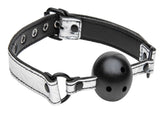 Platinum Bound Gagged Breathable Ball Gag