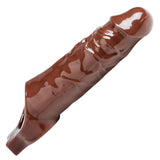 Really Ample Penis Enhancer Sheath- Brown