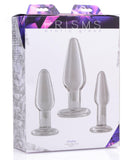 Dosha 3 Piece Glass Anal Plug Kit