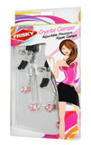 Crystal Clamps Adjustable Pressure Nipple Clamps