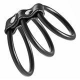 Triple Cock Ring Harness