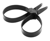 Black Zip Tie Police Cuffs- 10 Pack